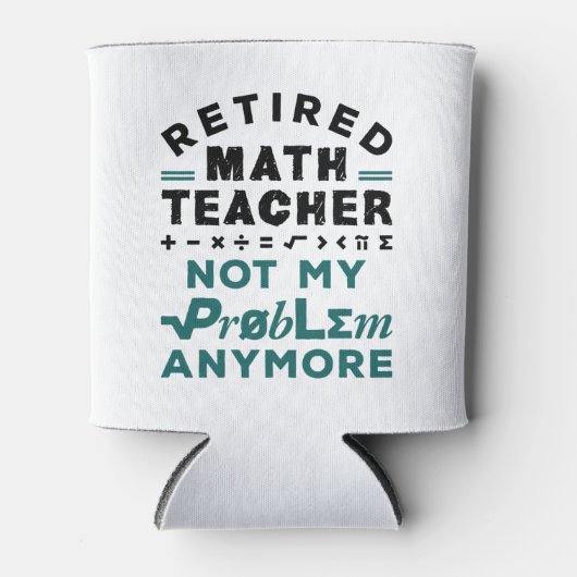 数学退職した先生私の問題はこれ以上 缶クーラー (正面)