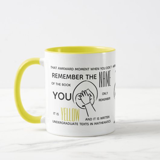 数学部の問題- Mug マグカップ (左)