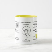 数学部の問題- Mug マグカップ (中央)