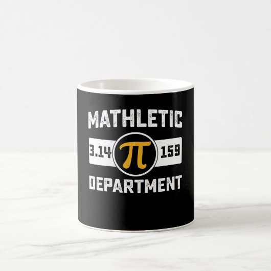 数学部 円周率の日 数学 ヴィンテージ コーヒーマグカップ (中央)