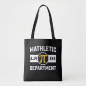 数学部 円周率の日 数学 ヴィンテージ トートバッグ (正面)