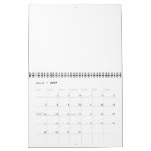 数学集中カレンダー カレンダー (3月 2027)