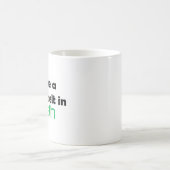数学黒帯 コーヒーマグカップ (中央)