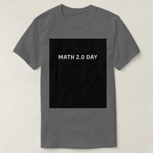数学20日 Tシャツ (デザイン正面)