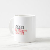 数学…カッコいい子供 コーヒーマグカップ (正面左)