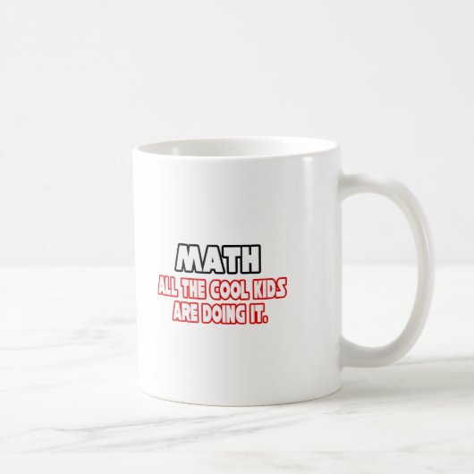 数学…カッコいい子供 コーヒーマグカップ (右)
