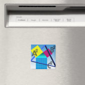 数学、カラフルデザイン マグネット (インサイチュ (食洗機))