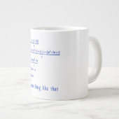 数学 ジャンボコーヒーマグカップ (正面右)