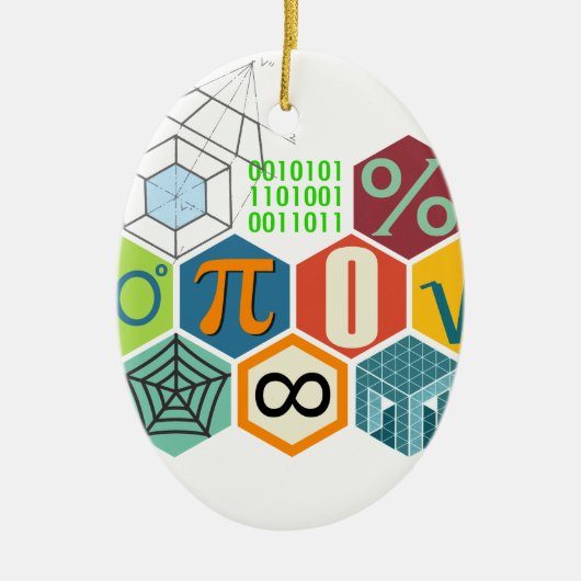 数学 セラミックオーナメント (正面)