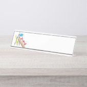 数学 デスクネームプレート (正面)