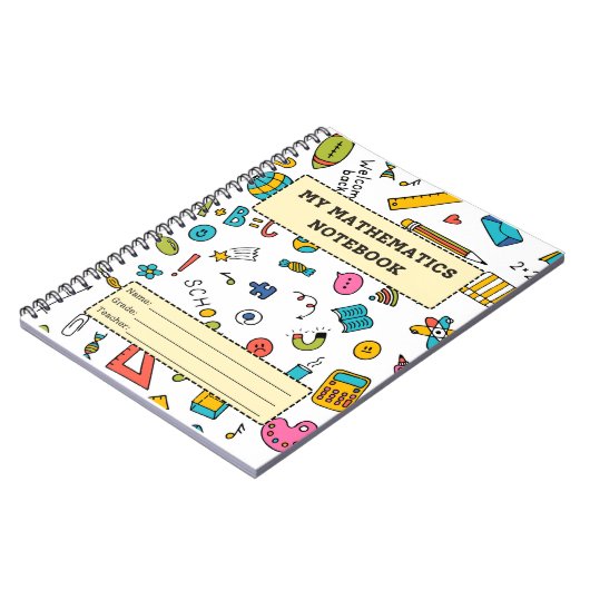 数学 ノートブック (左側)