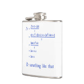 数学 フラスク (左)