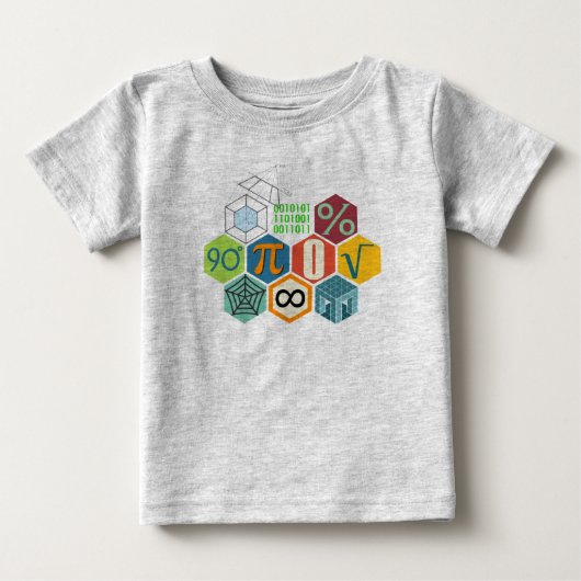 数学 ベビーTシャツ (正面)