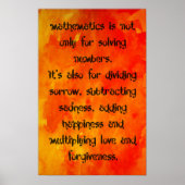 数学 ポスター (正面)