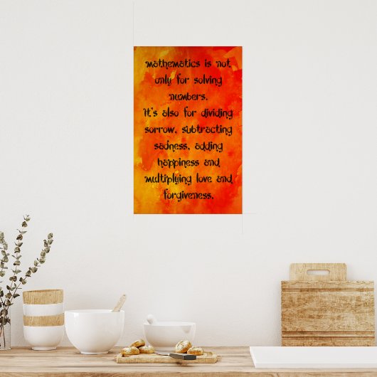 数学 ポスター (キッチン)