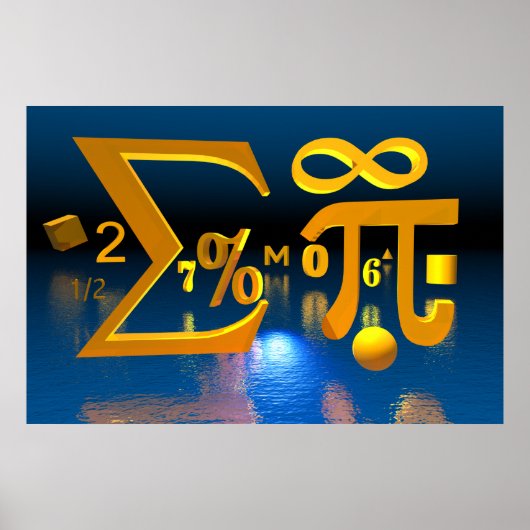 数学 ポスター (正面)