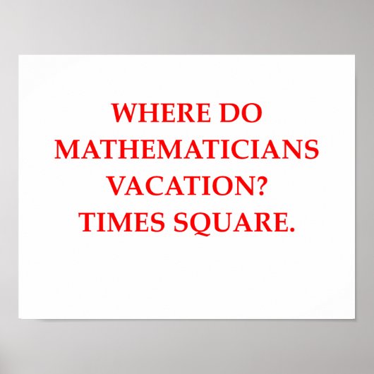 数学 ポスター (正面)