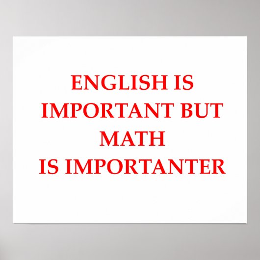 数学 ポスター (正面)