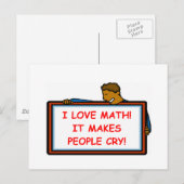 数学 ポストカード (正面/裏面)