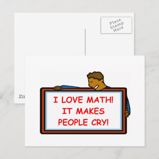 数学 ポストカード (正面/裏面)
