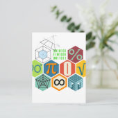 数学 ポストカード (スタンド正面)