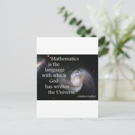 数学 ポストカード (スタンド正面)