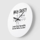 数学 ラージ壁時計 (傾斜)