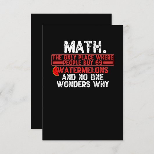 数学。人々69ウォータメ買ロの唯一の場所 サンキューカード