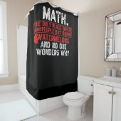 数学。人々69ウォータメ買ロの唯一の場所 シャワーカーテン (インサイチュ)
