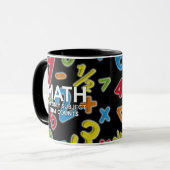 数学。唯一重要な科目 マグカップ (正面左)