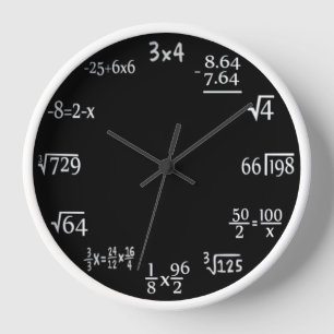 数学 壁時計