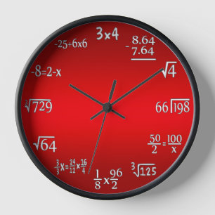 数学 壁時計