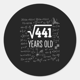 数学 平方根 441歳 賢い数学 ラウンドシール