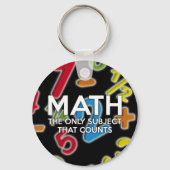 数学。数える唯一の主題 キーホルダー (裏面)