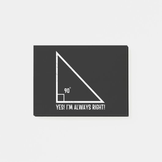 数学/数学先生おもしろい ポストイット (正面)