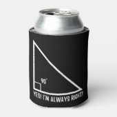 数学/数学先生 おもしろい 缶クーラー (缶正面)