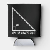 数学/数学先生 おもしろい 缶クーラー (正面)