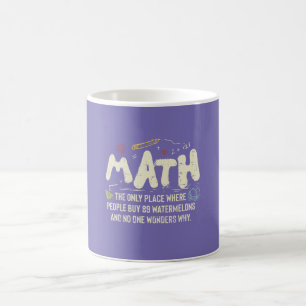 数学  数学教師へのギフト コーヒーマグカップ