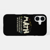 数学 数学教師 ギフト iPhone 16ケース (裏面横)