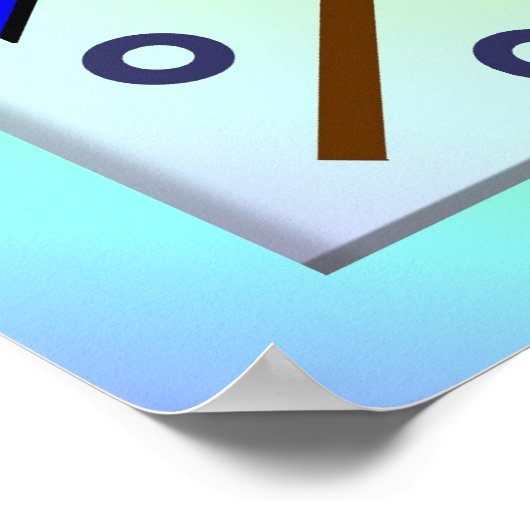 数学、数学記号 ポスター (角)