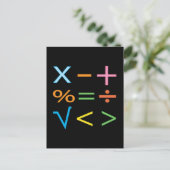 数学 数学記号 数学 ポストカード (スタンド正面)