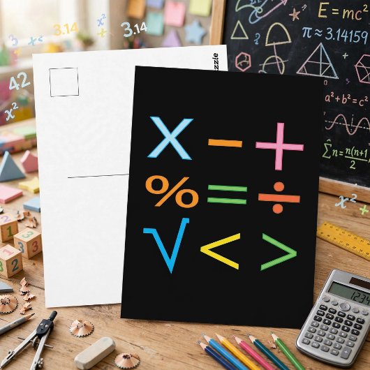 数学 数学記号 数学 ポストカード