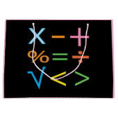 数学 数学記号 数学 ラージペーパーバッグ (正面)