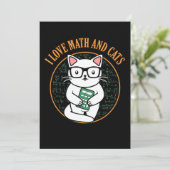 数学/数学/猫先生 サンキューカード (スタンド正面)