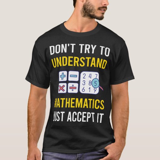 数学 理数 算数 Tシャツ (正面)