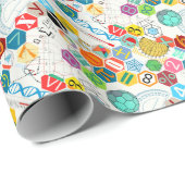 数学(白い) ラッピングペーパー (ロールコーナー)