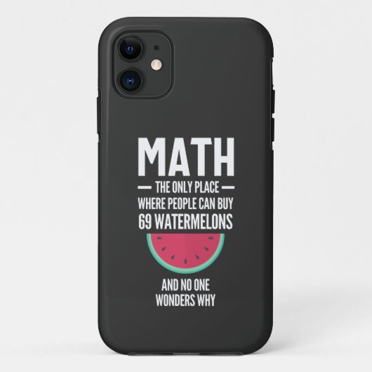 数学。算数おもしろい皮肉引用文ギフト Case-Mate iPhoneケース (裏面)