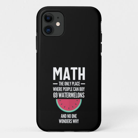 数学。算数おもしろい皮肉引用文ギフト Case-Mate iPhoneケース (裏面)