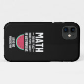 数学。算数おもしろい皮肉引用文ギフト Case-Mate iPhoneケース (裏面(横))