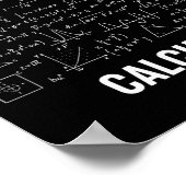 数学 - 計算みたいに人生が単純だったらな ポスター (角)